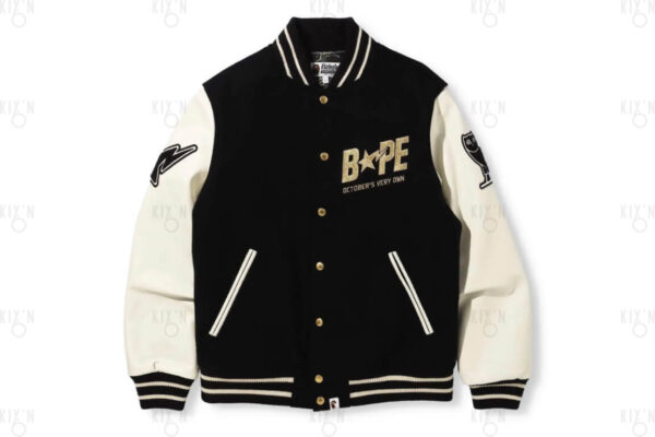 Bape x OVO Varsity Jacket - Image 1