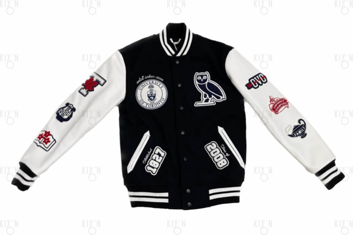 OvO x uoft varsity Jacket OVO x U of T Team Varsity Jacket - Image 1