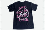 Anti Social Social Club Preclous Petals Tee Black / Pink