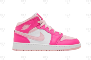 Jordan 1 Mid Fierce Pink GS
